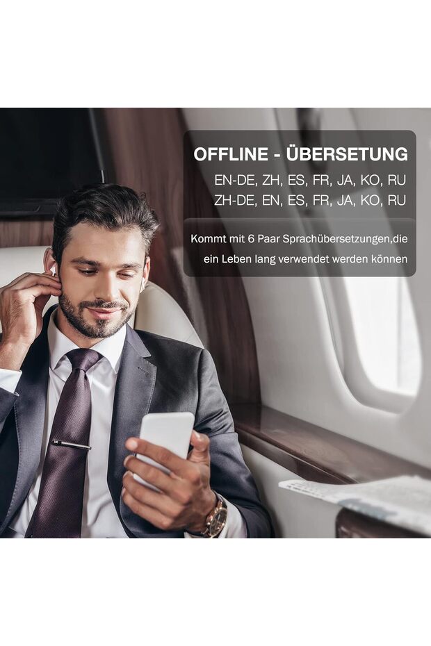 WT2 Edge/W3 Voice Translator - Bidirectional Simultaneous Translation, Translator with 40 - 6