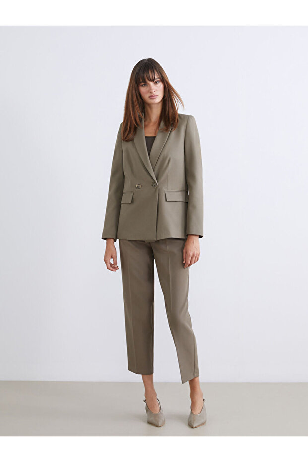Kadın Krep Blazer Ceket - 2
