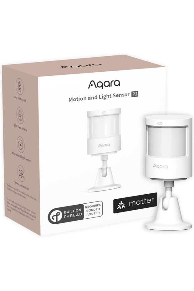 P2 Motion and Light Sensor - Smart Home Automation, Energy Management, 6m Detection Range - 1