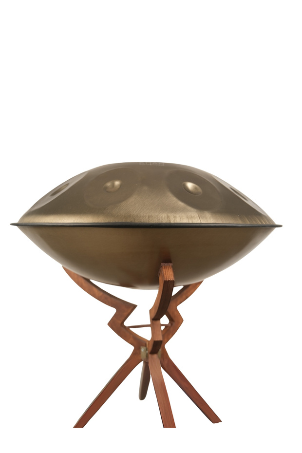 Lumina | 9 Nota Handpan – Re Minör | El Yapımı Parlak Paslanmaz Çelik Enstrüman - 3