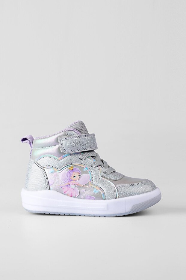 Kız Çocuk Işıklı Taban Rahat Hafif Ortopedik Bot - 1