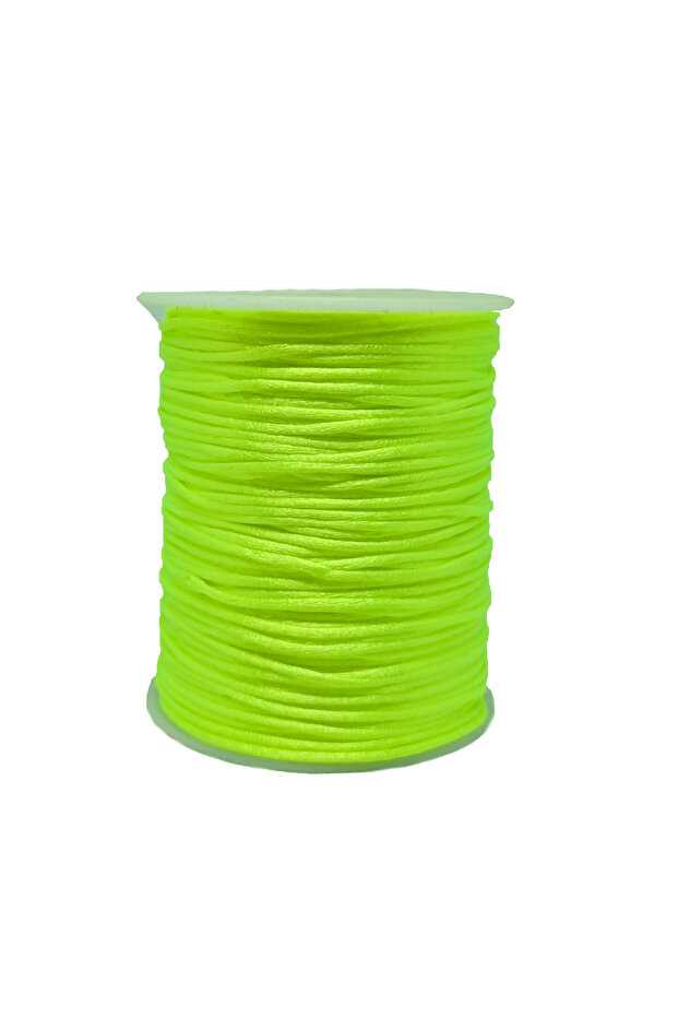 Flush Thread - Jewelry Thread - Rat Tail Thread - Bracelet Thread 1 mm Vibrant Yellow