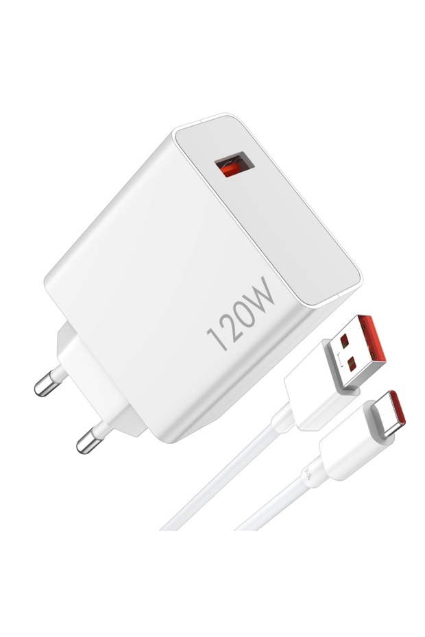120W Super Fast Charge EU Plug Phone Charger Set
