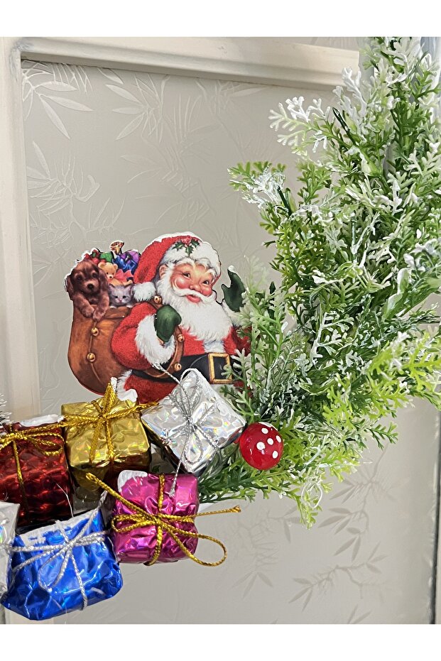 Lucky Store Çam Ağacı Broş + Yılbaşı Kapı Süsü Hediyesi - 4