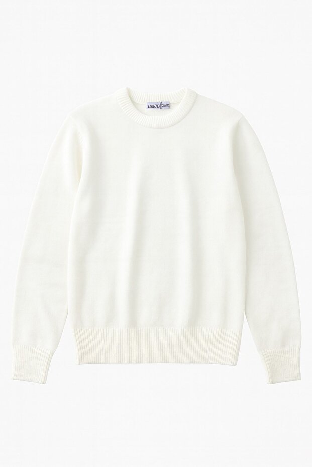 Bisiklet Yaka Oversize Triko KAZAK - 4