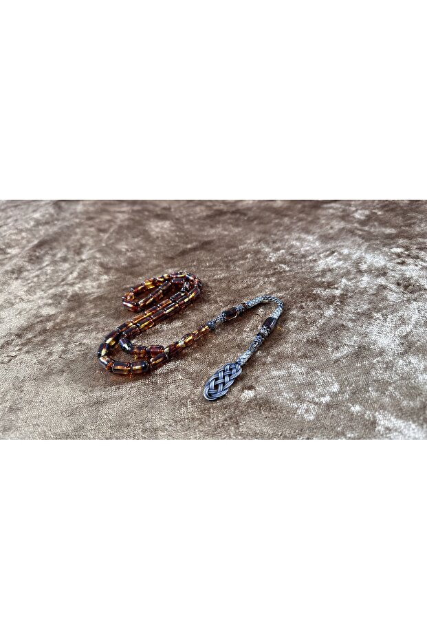 FOSİLLİ BALTIK DAMLA TESBİH - 4