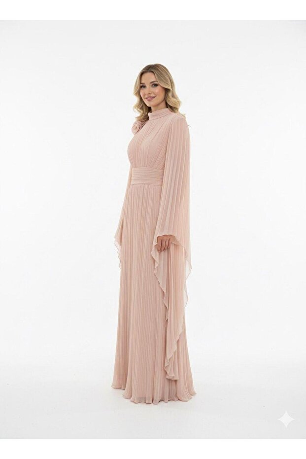 Self Accessorised Evening Dress - 3