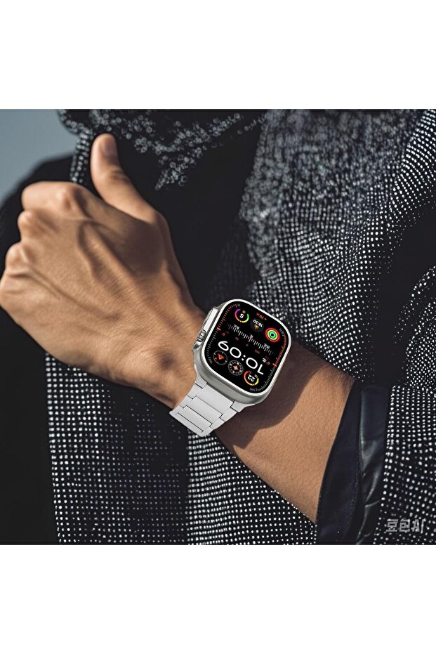 Titanium Watch Band for Apple Watch - Compatible with Ultra 2, SE 2 & Series 10/9/8/7/6/5/4/3/2/1, F - 2