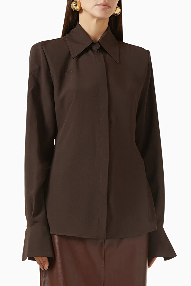 Signature Shirt, Luxurious Georgette Classic Design Elegant Shirt