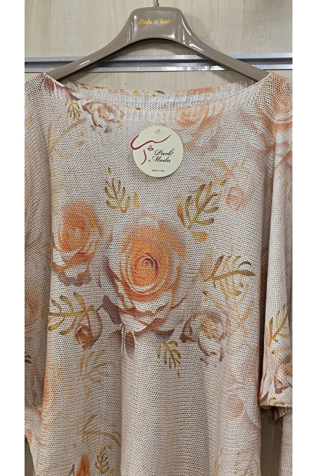 Mercerized Blouse Mixed Floral Pattern - 4
