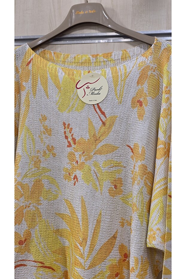 Mercerized Blouse Mixed Floral Pattern - 4