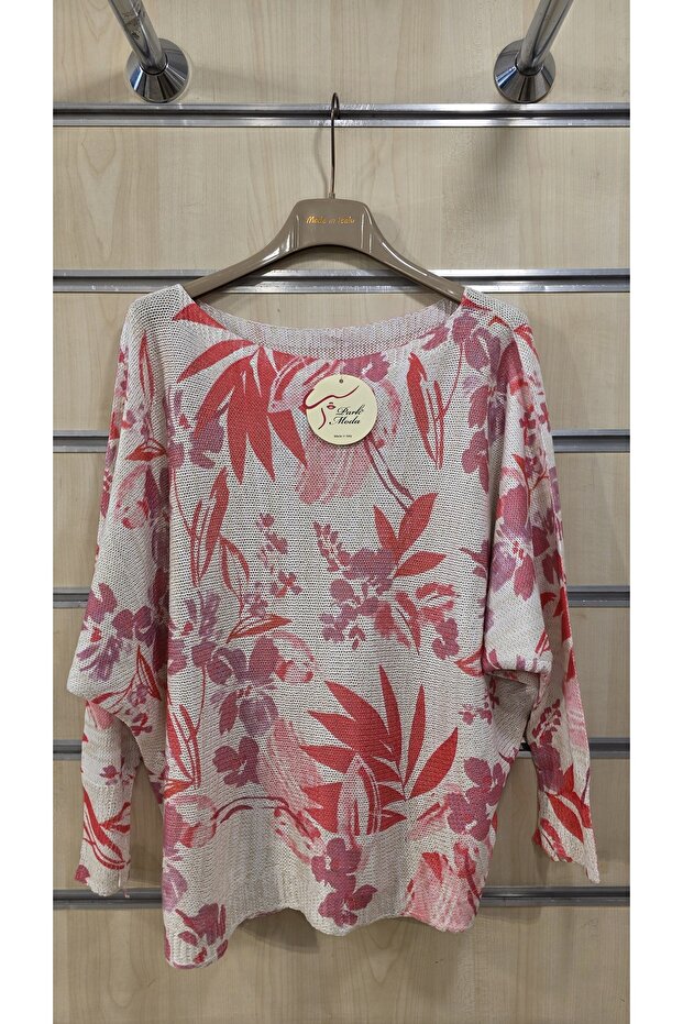 Mercerized Blouse Mixed Floral Pattern - 2