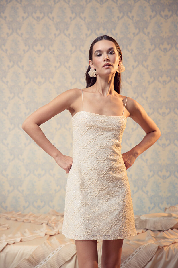 MARTINI Payetli Elbise - 4