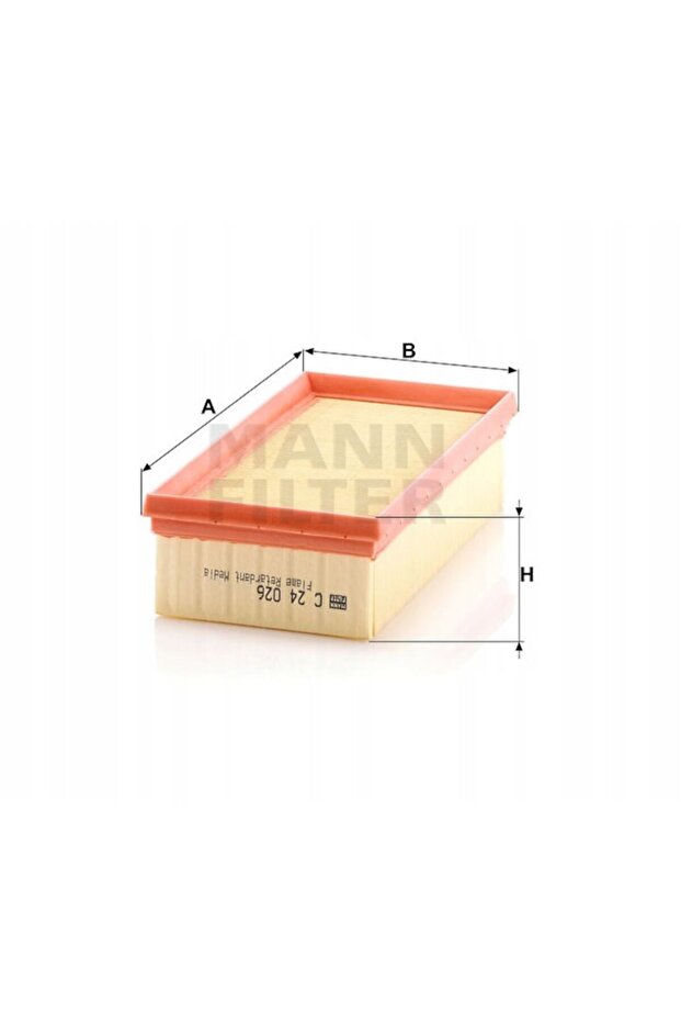 Air Filter, Mann Filter, C 24 026 - 2