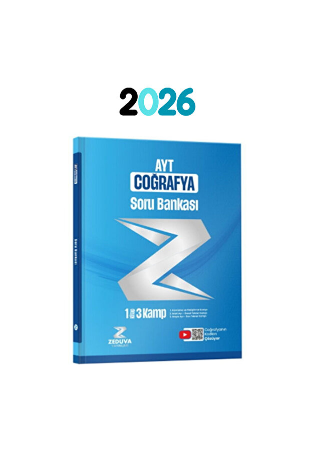 2026 Zeduva Yayınları Coğrafyanın Kodları AYT Coğrafya 1 Kitap 3 Kamp Soru Bankası - 1