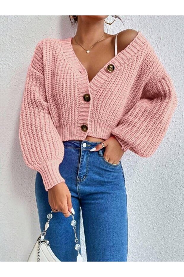 Women’s Knit Buttoned Cardigan