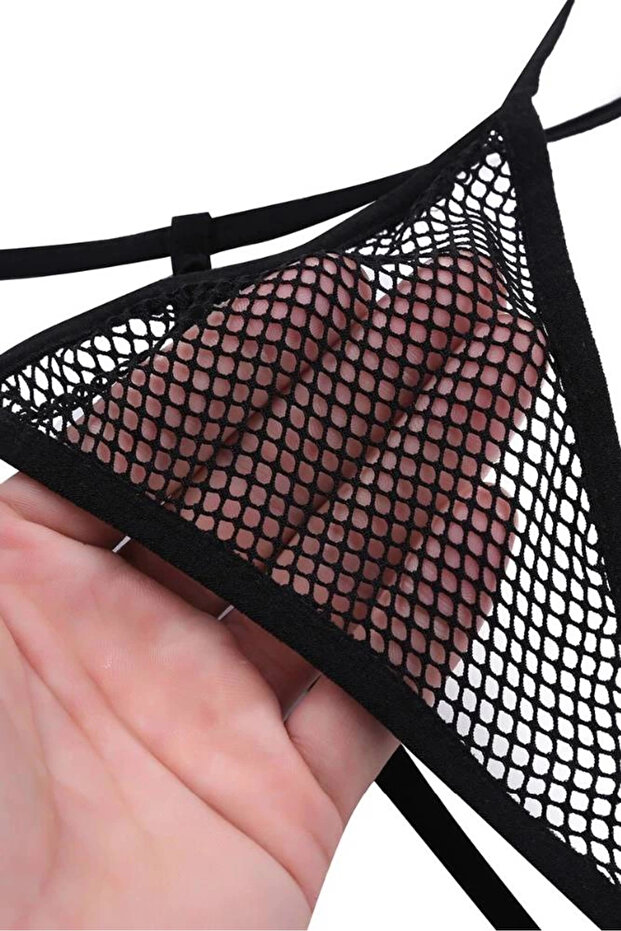 Black Fishnet String Tm1175 Tygoo - 4