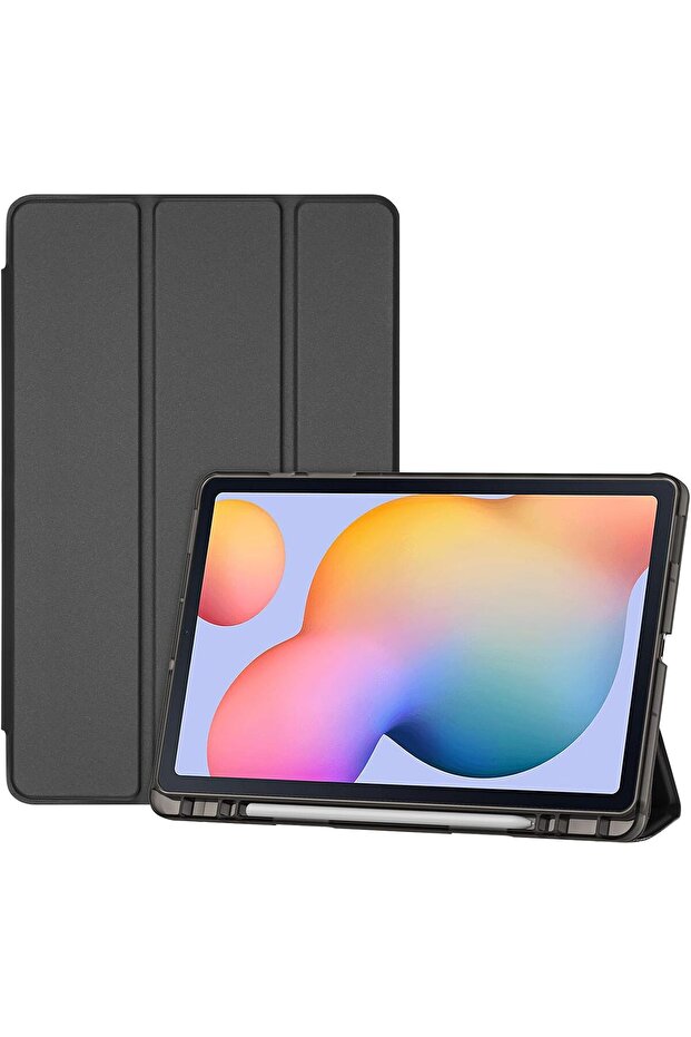 Cover for Galaxy Tab S6 Lite 10.4 with S Pen Holder, Slim Trifold Stand Folio Case