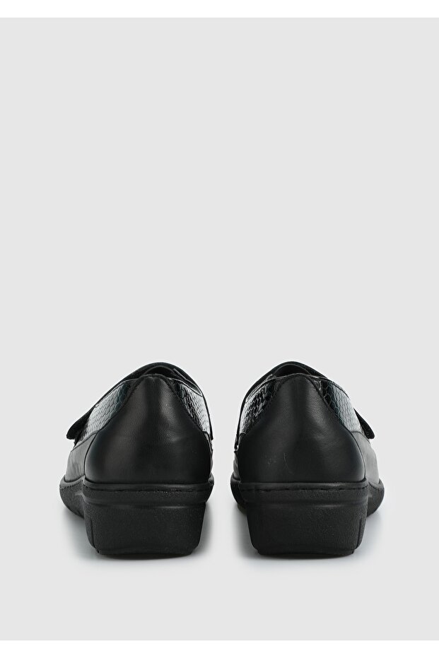 Pantofi de dama din piele neagra - 4