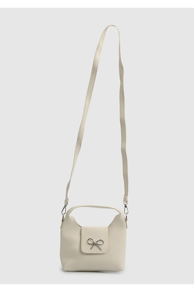 Bej Kadın Çapraz Çanta - 5