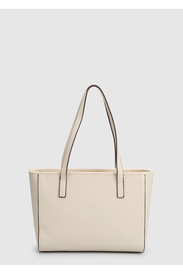 Geantă de umăr de damă bej - 3