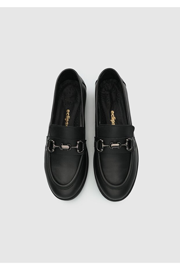 Pantofi de dama din piele neagra - 5