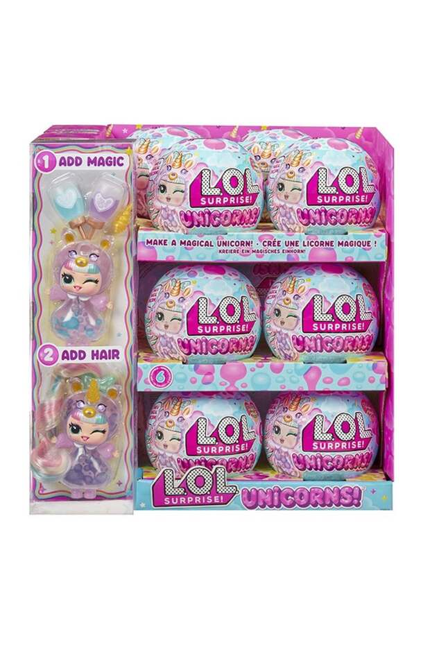 L.O.L. SURPRISE! Unicorns Tots - Includes 1 Doll with Lava Lamp and Transparent Features, Blind Pack - 1