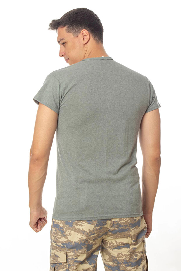 Kutahya Air Force Command Bedelli Basic Training Cotton Gray Undershirt - 2