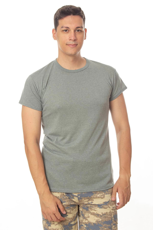 Kutahya Air Force Command Bedelli Basic Training Cotton Gray Undershirt - 1