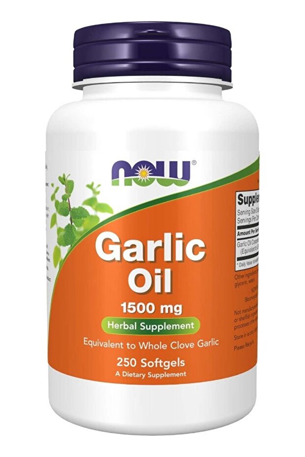 - Garlic Oil 1500 Mg. 250 Softgels