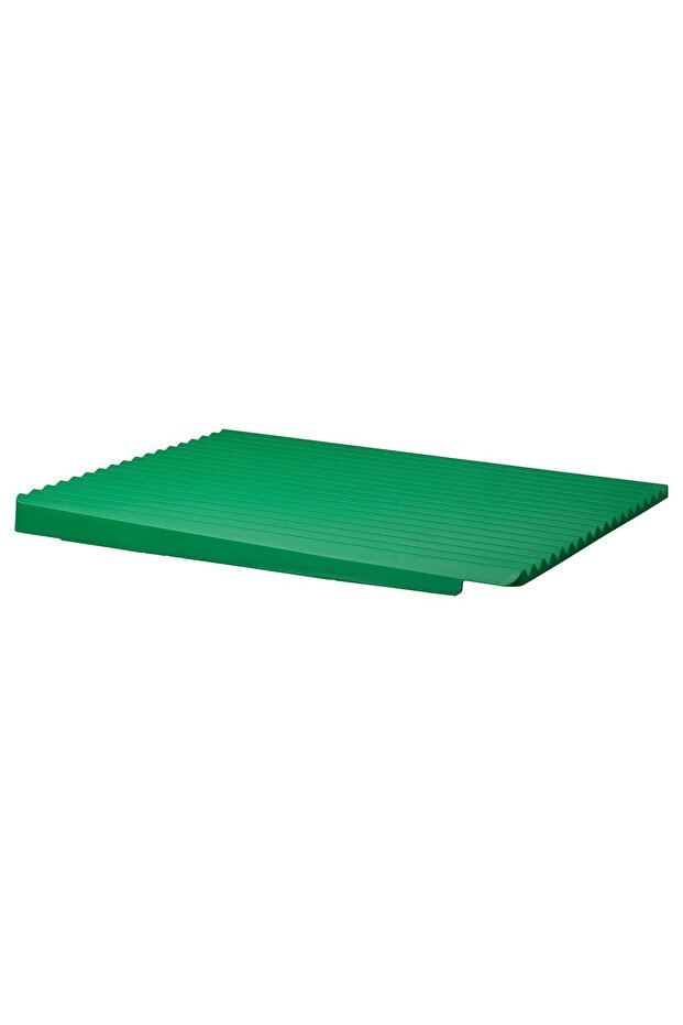 RINNIG Dish drainer, double-sided, green, 40 x 31 cm
