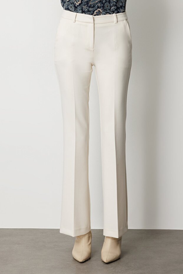 İspanyol Paça Yan Cepli Pantolon - 3