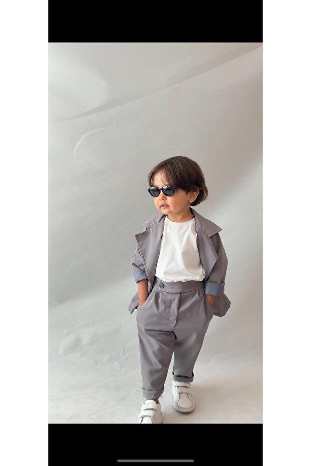 Boys' classic jacket set