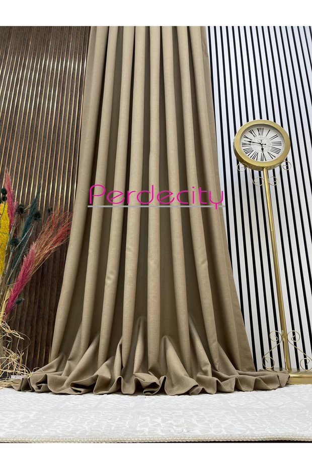 Natural Linen Bohemian Style Mink Background Curtain 1X3, Not Easily Wrinkled, Suitable for Any Room - 5