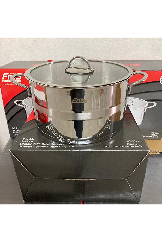 Silindir Derin Tencere 26 CM - 1