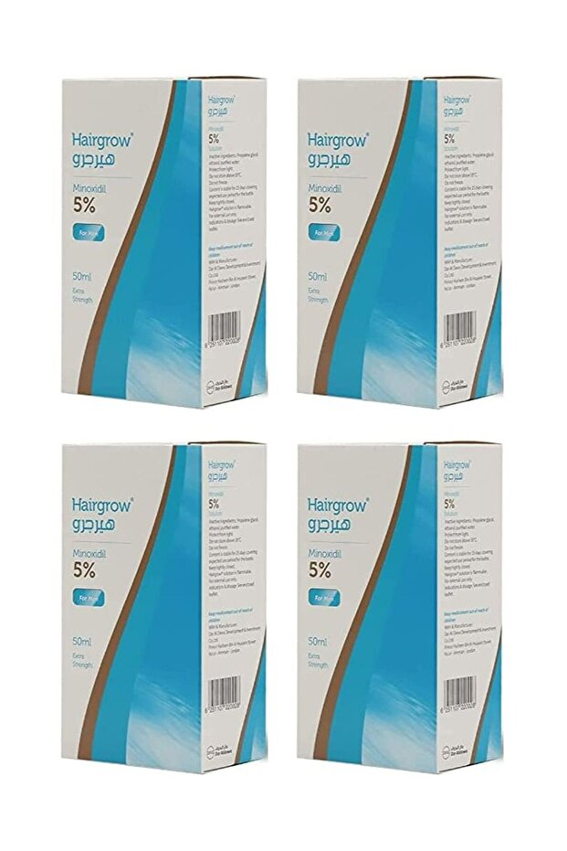 Hair Grow Minoxidil 5%, 50 ml - Pack of 4