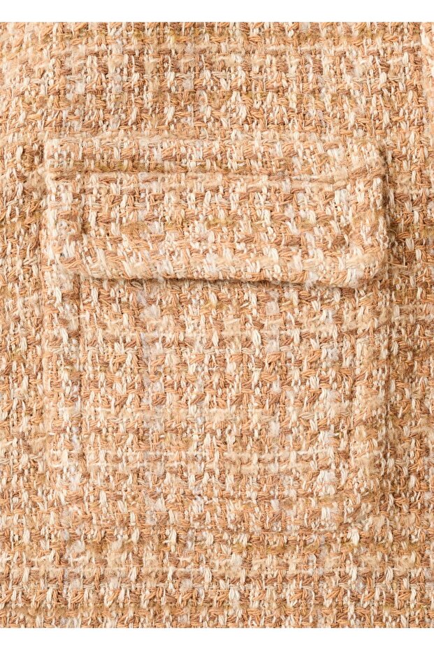 Dikişsiz tüvit ceket - 8