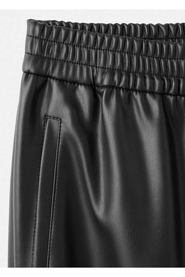 Polyester jogger pantolon - 7