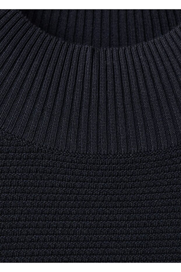 Kalıplı perkins yaka kazak - 7