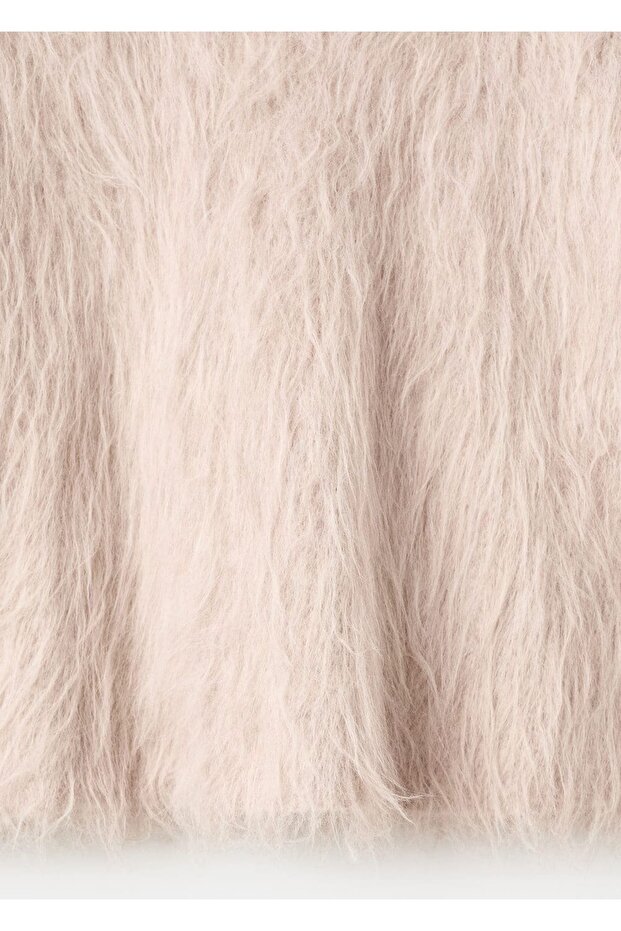 Kürk görünümlü kazak - 5