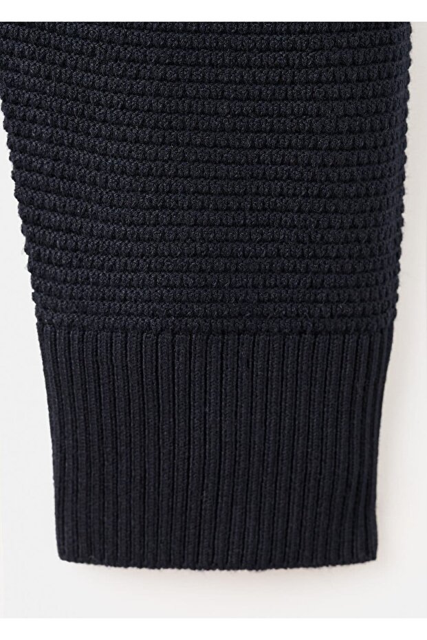 Kalıplı perkins yaka kazak - 6