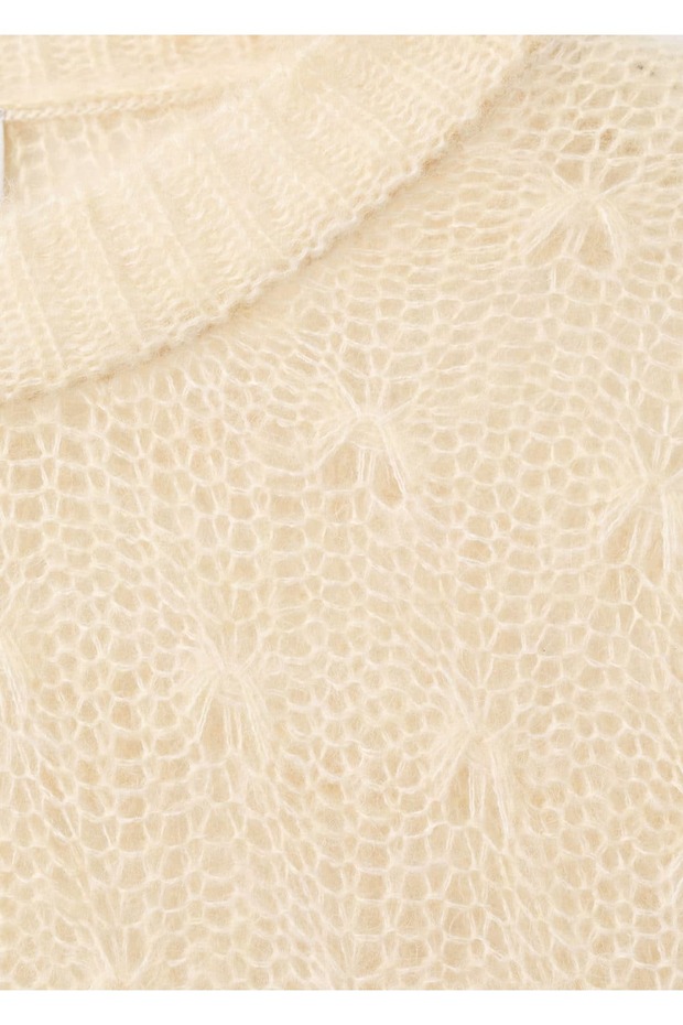 Ajur örgü kazak - 6