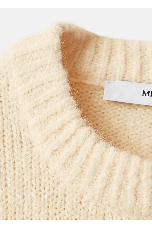 Kalın örgülü triko kazak - 8