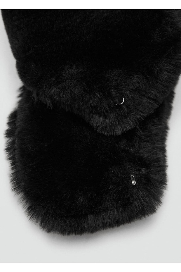 Kürk görünümlü atkı - 3