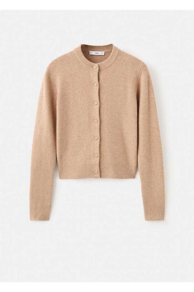 Triko düğmeli hırka - 3