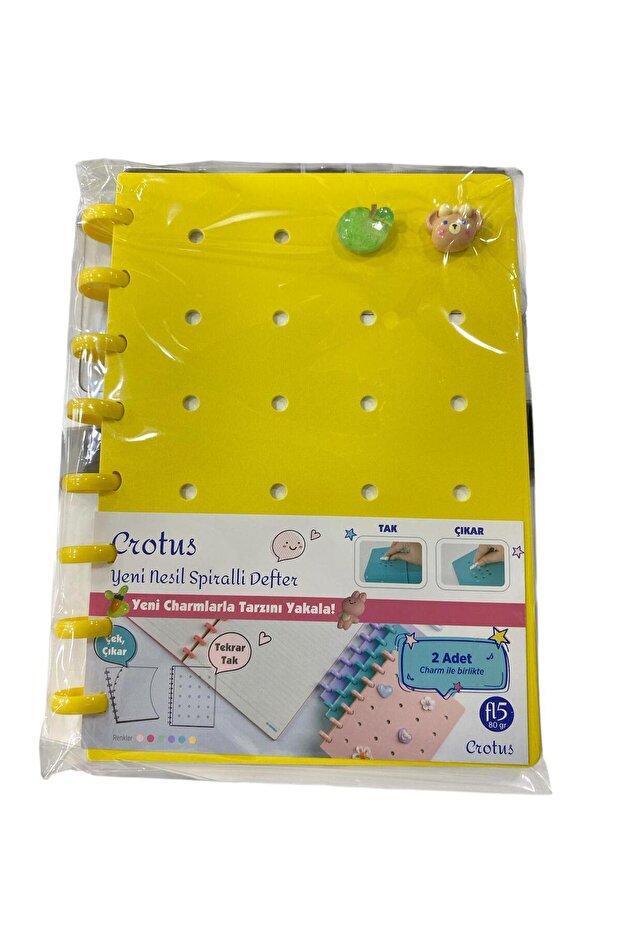 New Generation Spiral Notebook Crotus A5 New Generation Disc Spiral B6 Pp Cover 80 Yp. Striped Notebook