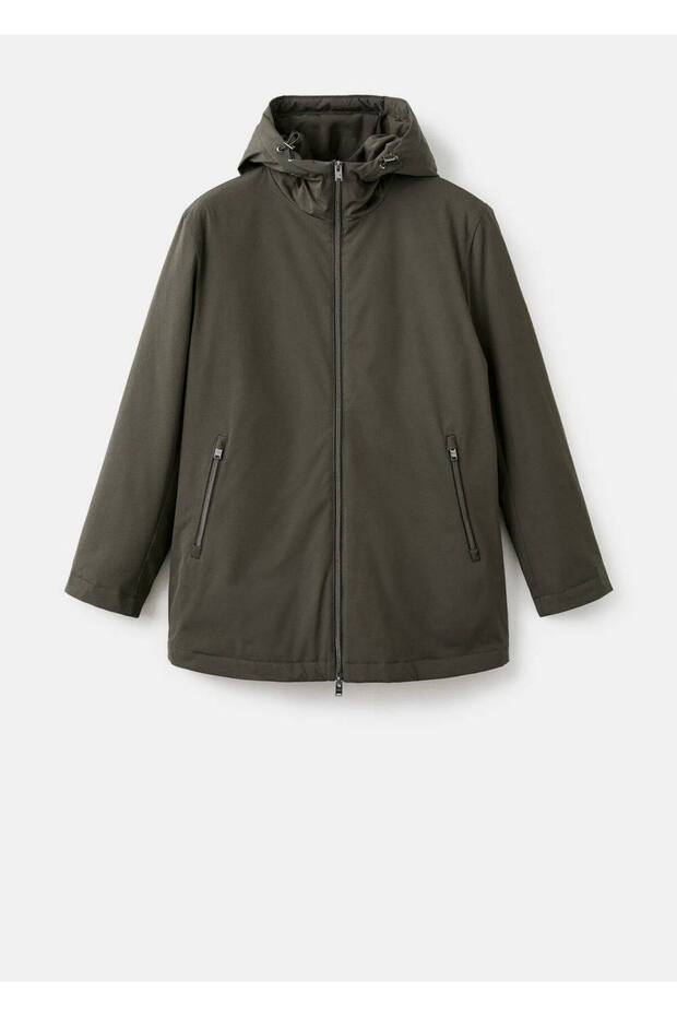 Su geçirmez kapüşonlu parka - 3