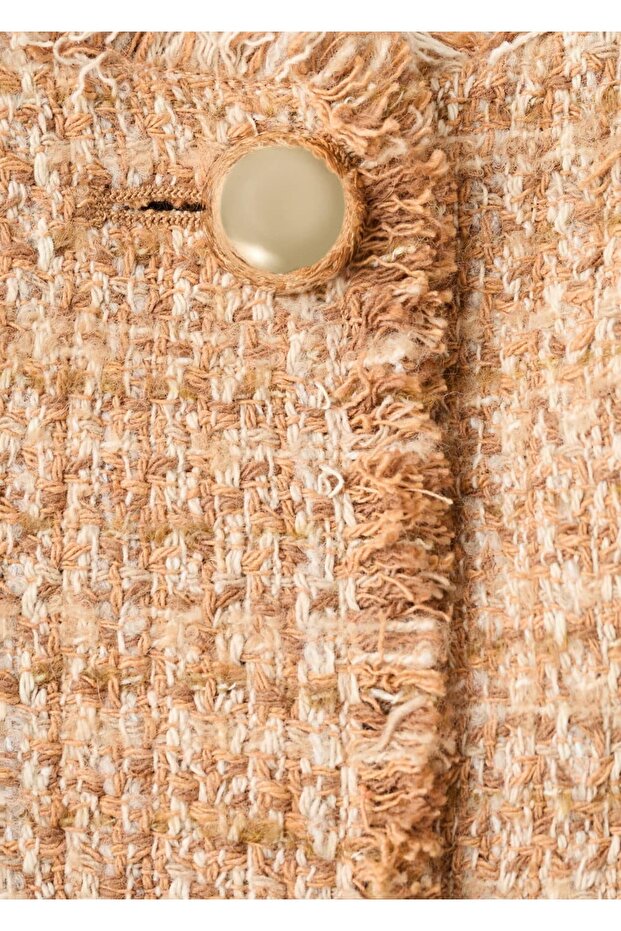 Dikişsiz tüvit ceket - 6