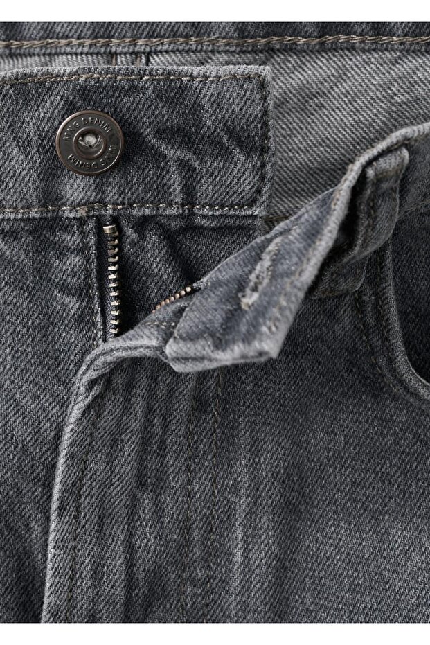 Regular kesim pamuklu jean pantolon - 5