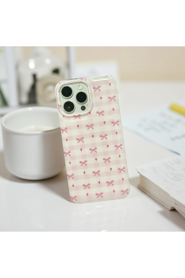 iPhone 14 Plus (6.7 Inch) Compatible Stylish Patterned Slim Case with Popsocket Stand - 3